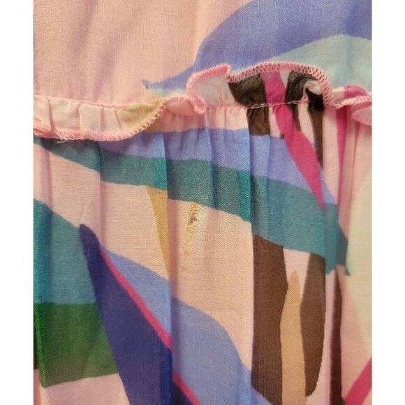 Oliphant Ruffles Tiered Midi Dress S - Picture 8 of 12